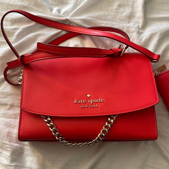 kate spade Handbags - Kate Spade coral colored crossbody bag. From the 2019 collection.